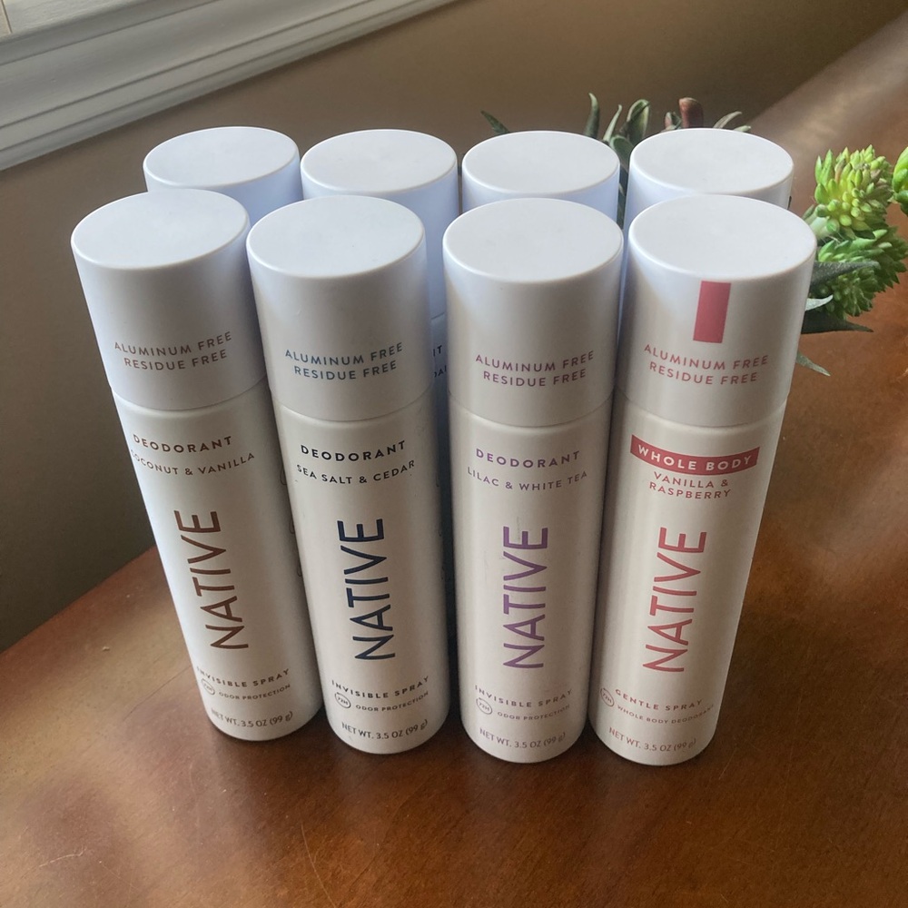 Native Deodorant Sprays - 8 Pack